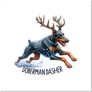 Doberman Dasher Posters and Art